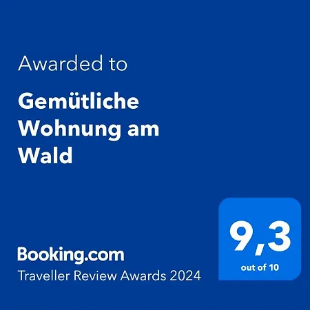 Gemuetliche Am Wald Apartment